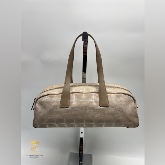 CHANEL | Bags | Chanel Travel Line Jacquard Mini Boston Bag | Poshmark